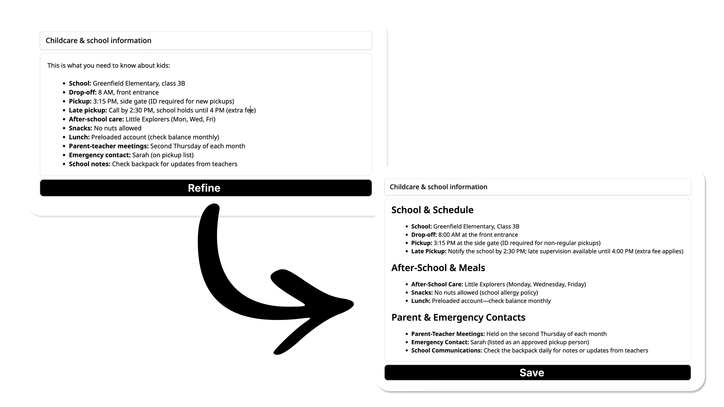 Screenshot of AI-Powered Clarity